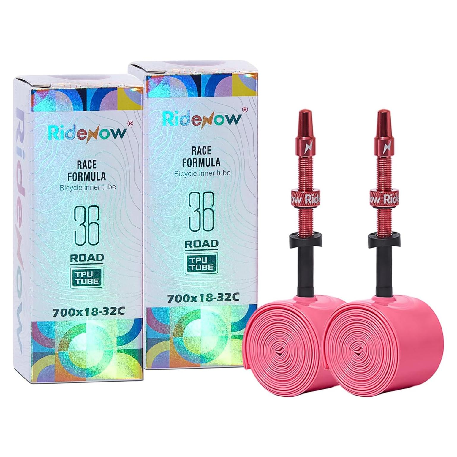 Paquete 2 Tubos Internos QITUEX 700C x 18-32C Válvula Presta 45mm