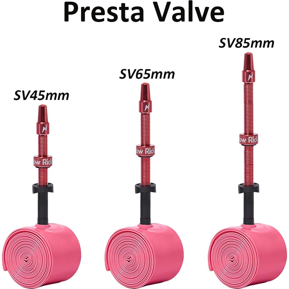 Paquete 2 Tubos Internos QITUEX 700C x 18-32C Válvula Presta 45mm