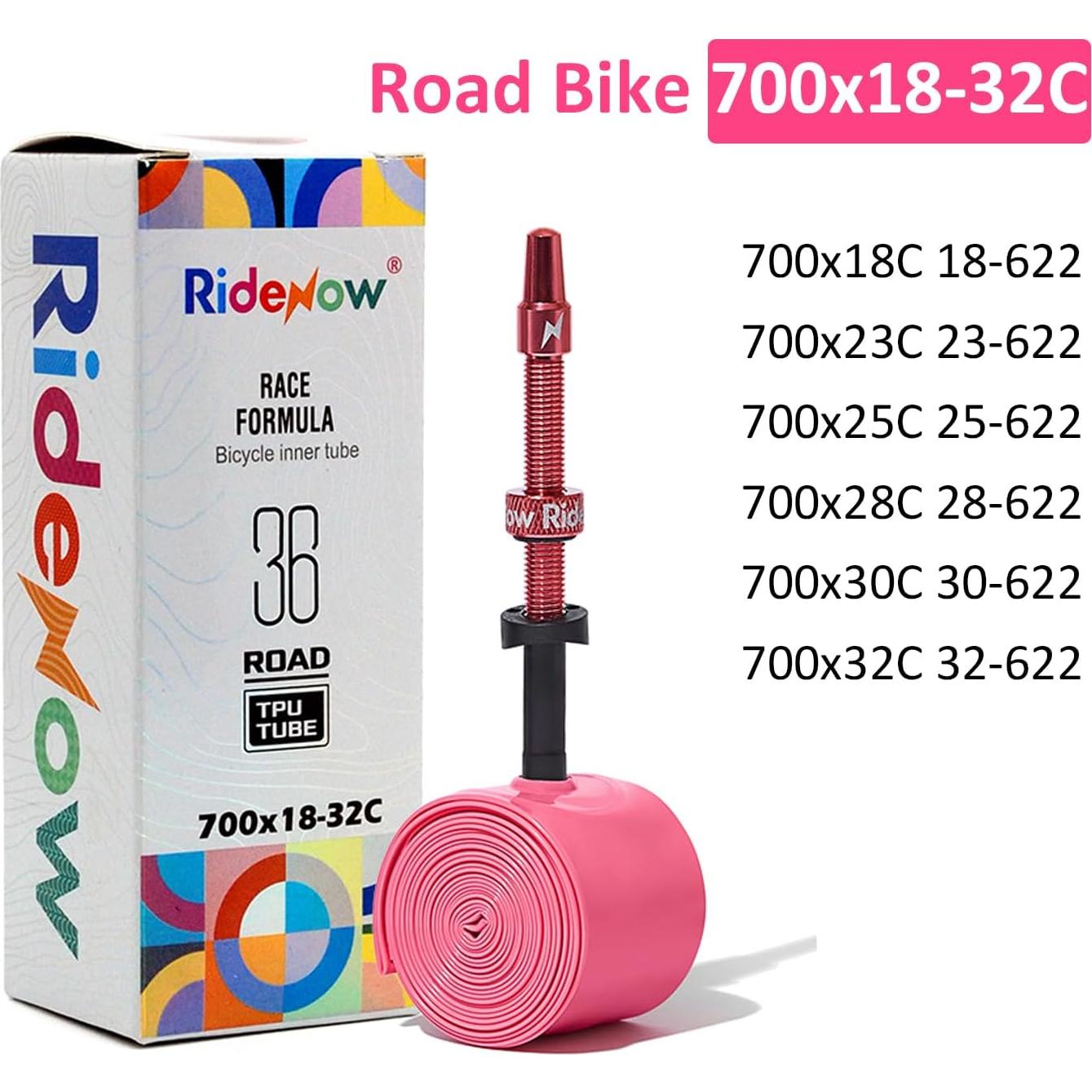 Paquete 2 Tubos Internos QITUEX 700C x 18-32C Válvula Presta 45mm