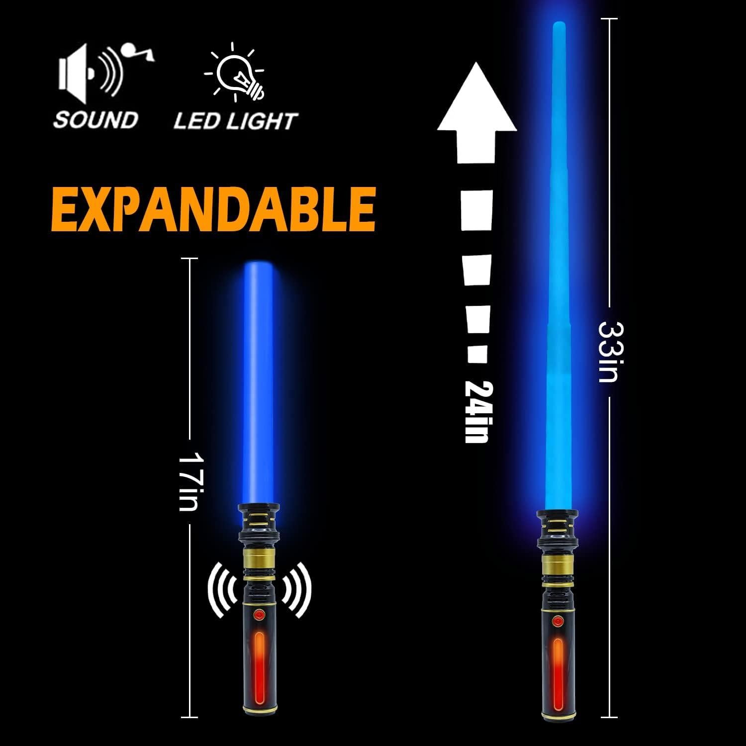 Sable Iluminado Azul Kogibe JBB-02 con Sonido FX 81.3 cm