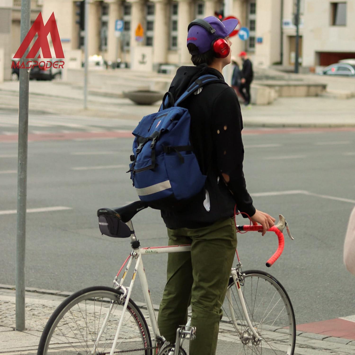 Kit de Reparación de Bicicleta MASPODER con Bomba y Multiherramienta