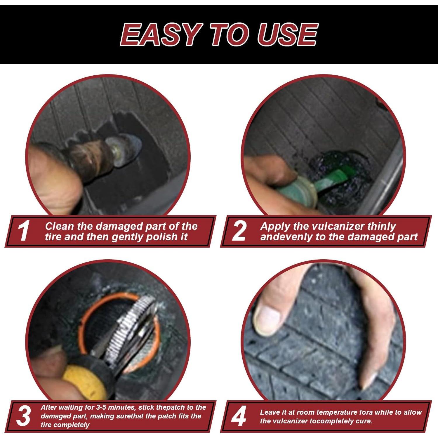 Cemento Vulcanizante Químico EOEBDD 250ml para Neumáticos