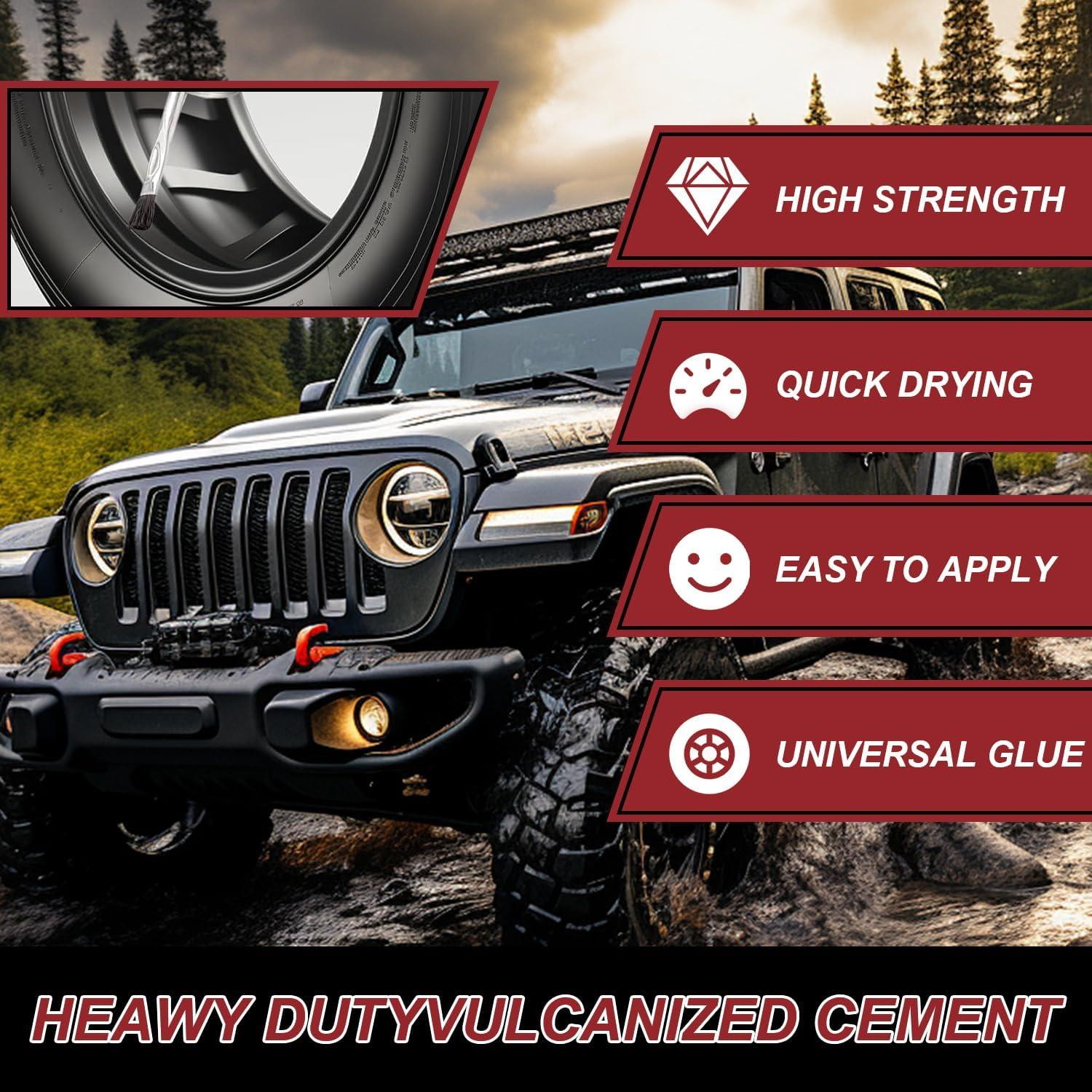 Cemento Vulcanizante Químico EOEBDD 250ml para Neumáticos