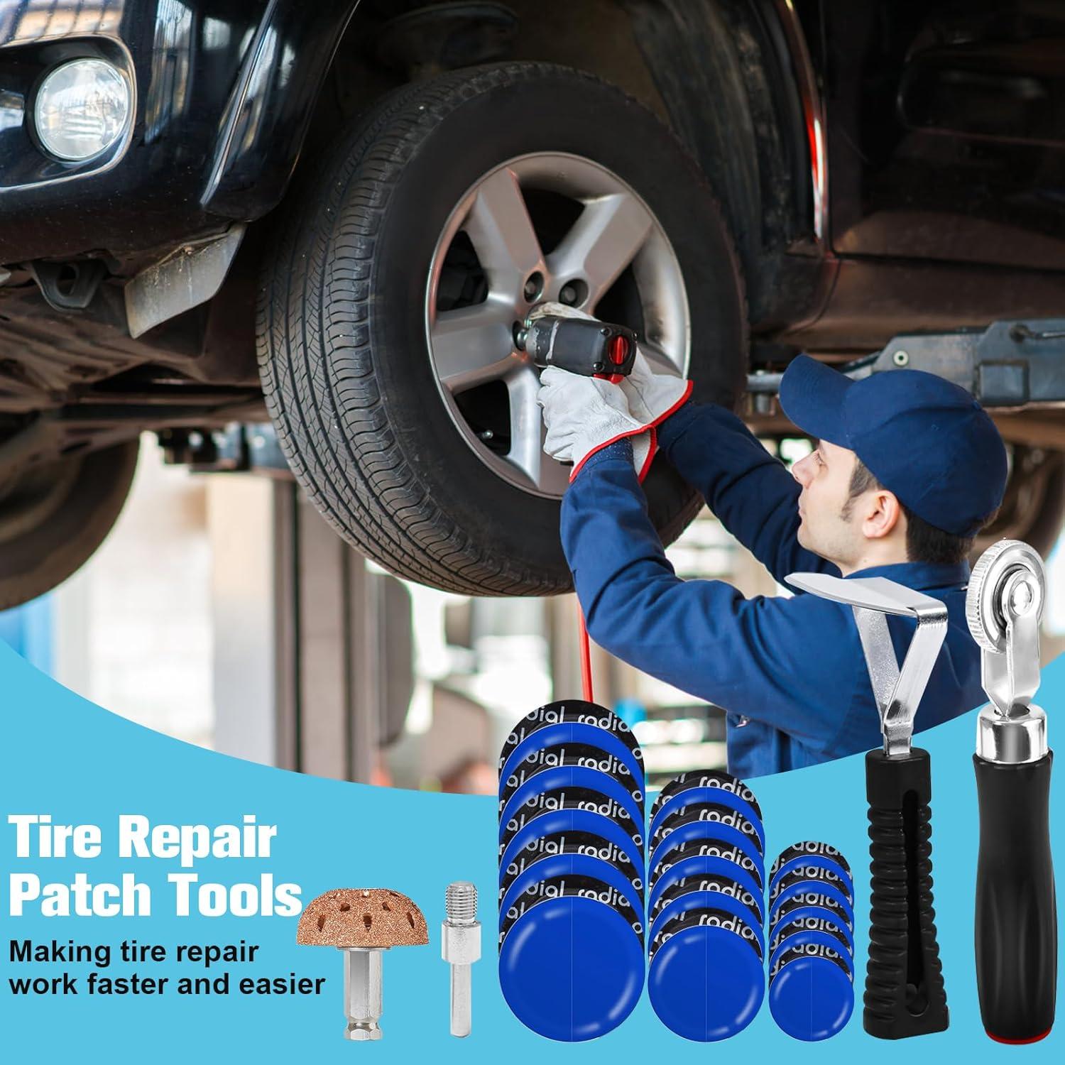 Kit de Parcheo de Neumáticos Wayona 35 Piezas - Reparación Completa