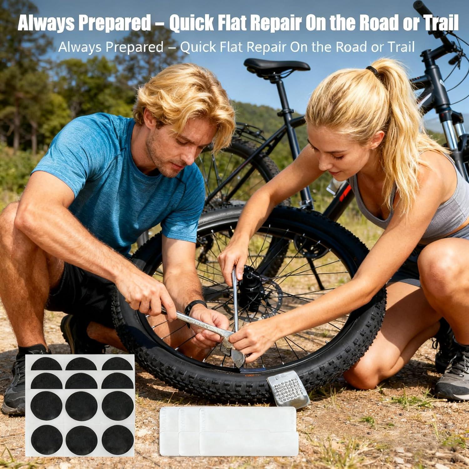 Kit de Reparación de Neumáticos de Bicicleta AZY 46 Piezas