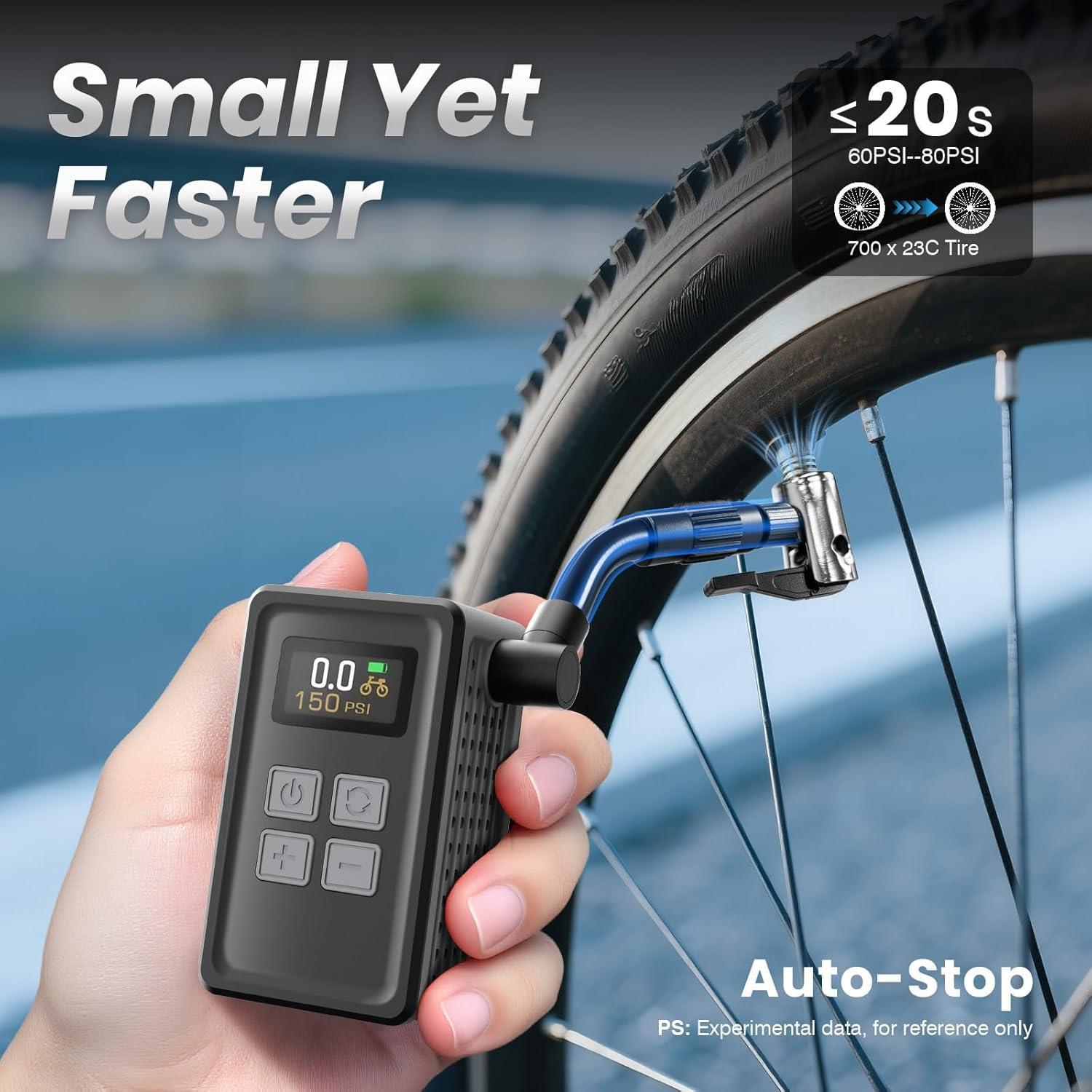 Mini Bomba de Bicicleta TOOLBOOX WK-BL01 150 PSI Portátil