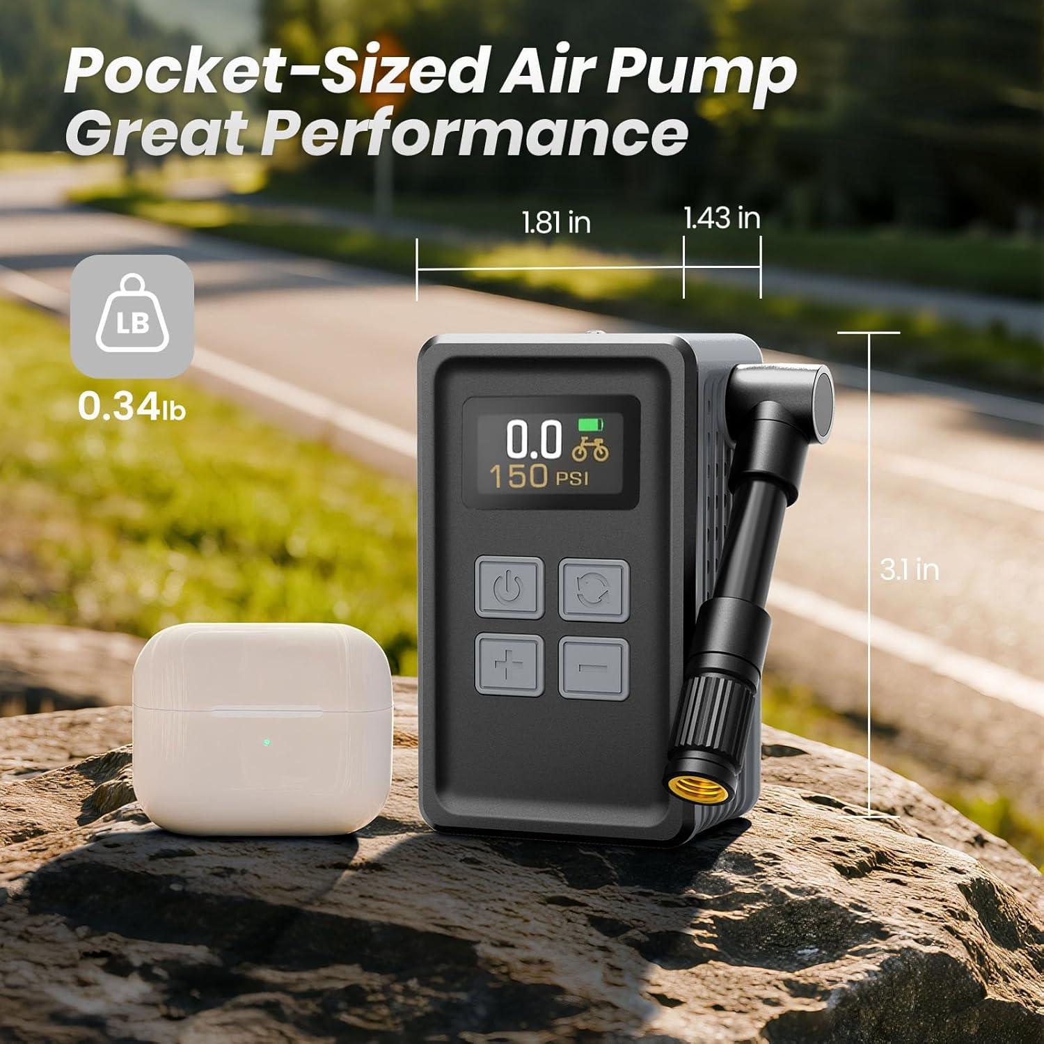 Mini Bomba de Bicicleta TOOLBOOX WK-BL01 150 PSI Portátil