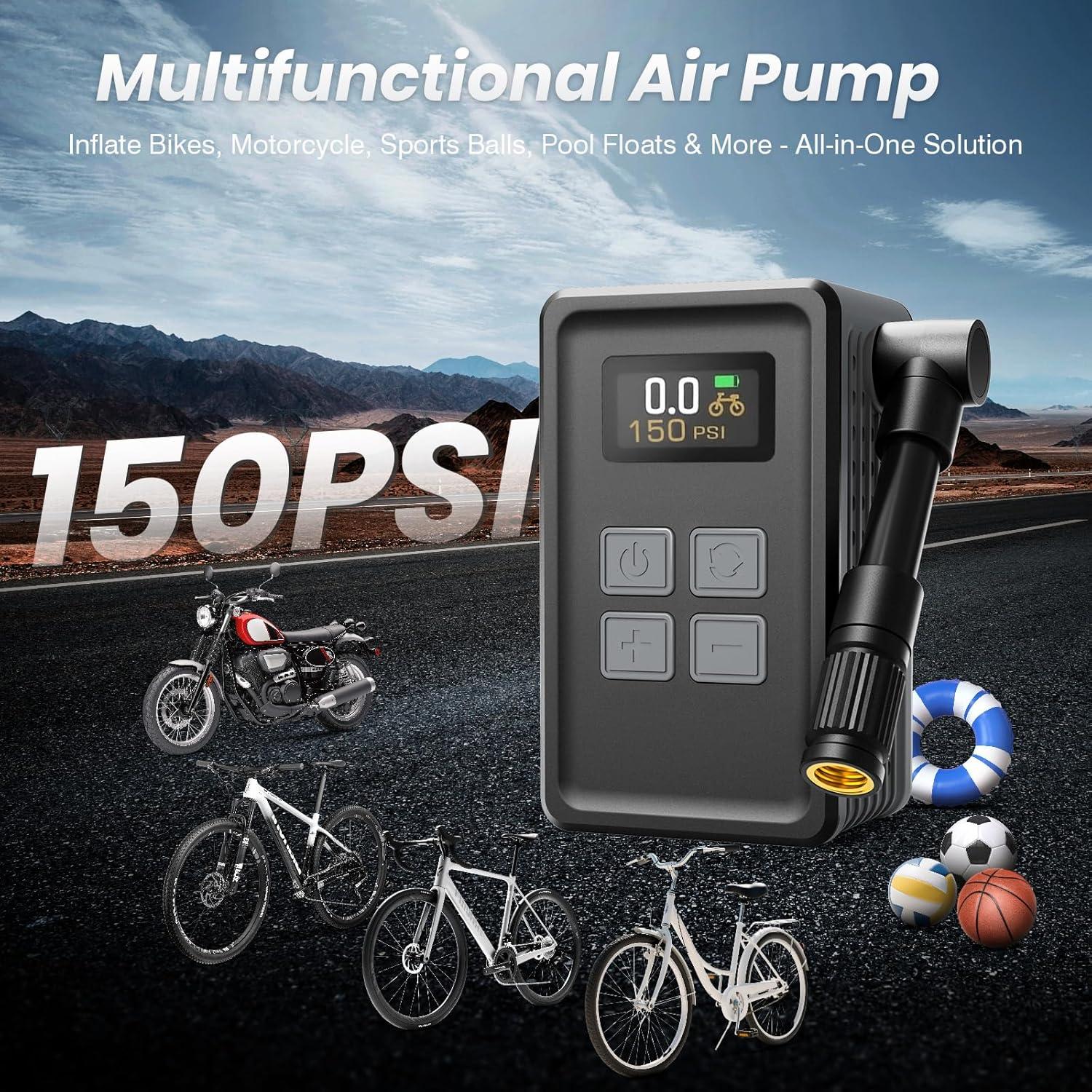 Mini Bomba de Bicicleta TOOLBOOX WK-BL01 150 PSI Portátil