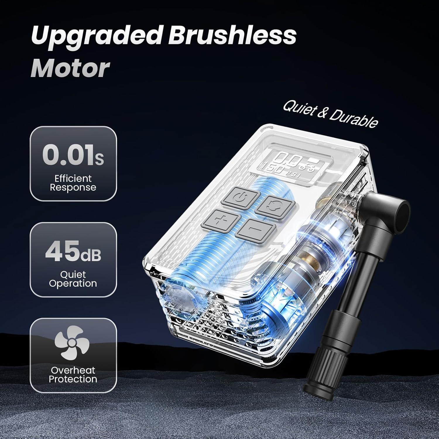 Mini Bomba de Bicicleta TOOLBOOX WK-BL01 150 PSI Portátil