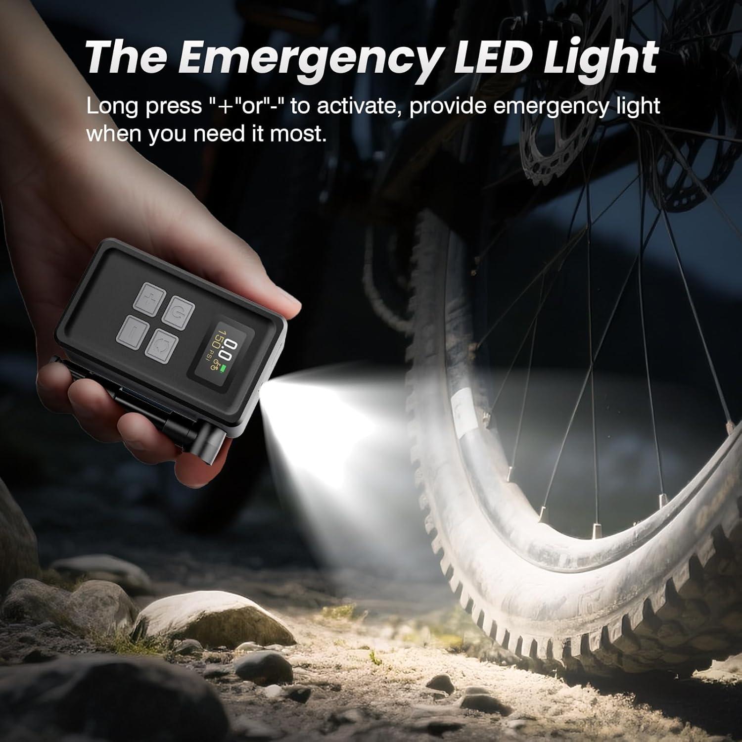 Mini Bomba de Bicicleta TOOLBOOX WK-BL01 150 PSI Portátil