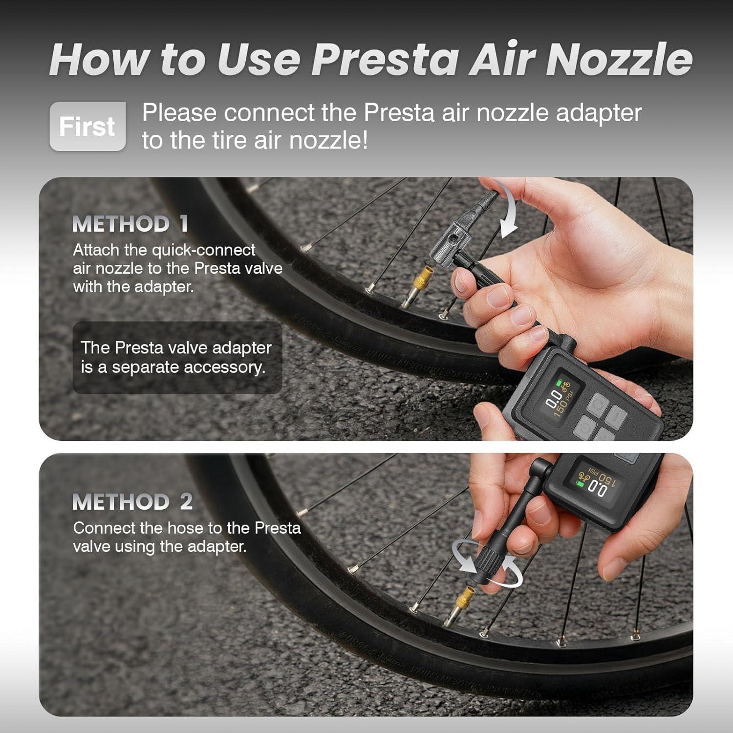 Mini Bomba de Bicicleta TOOLBOOX WK-BL01 150 PSI Portátil