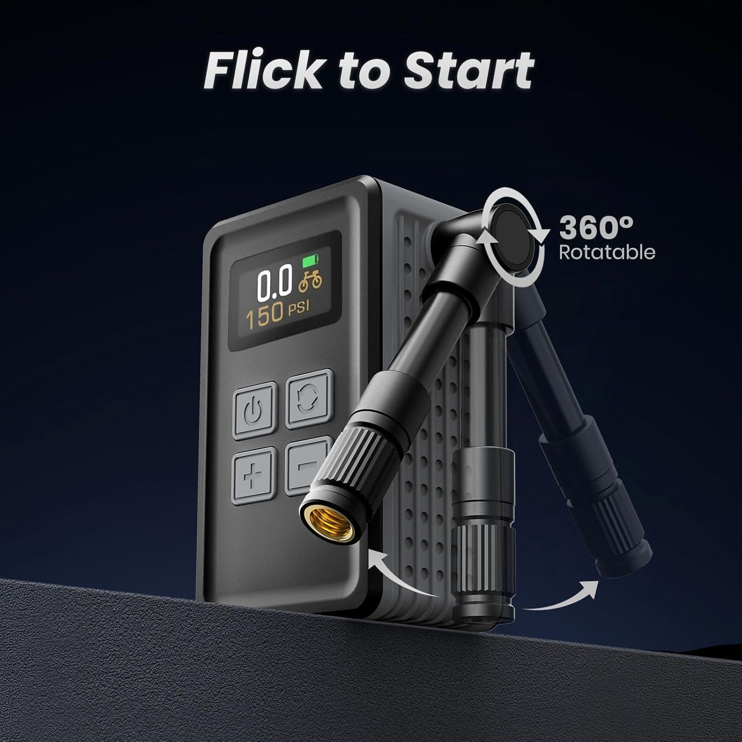 Mini Bomba de Bicicleta TOOLBOOX WK-BL01 150 PSI Portátil