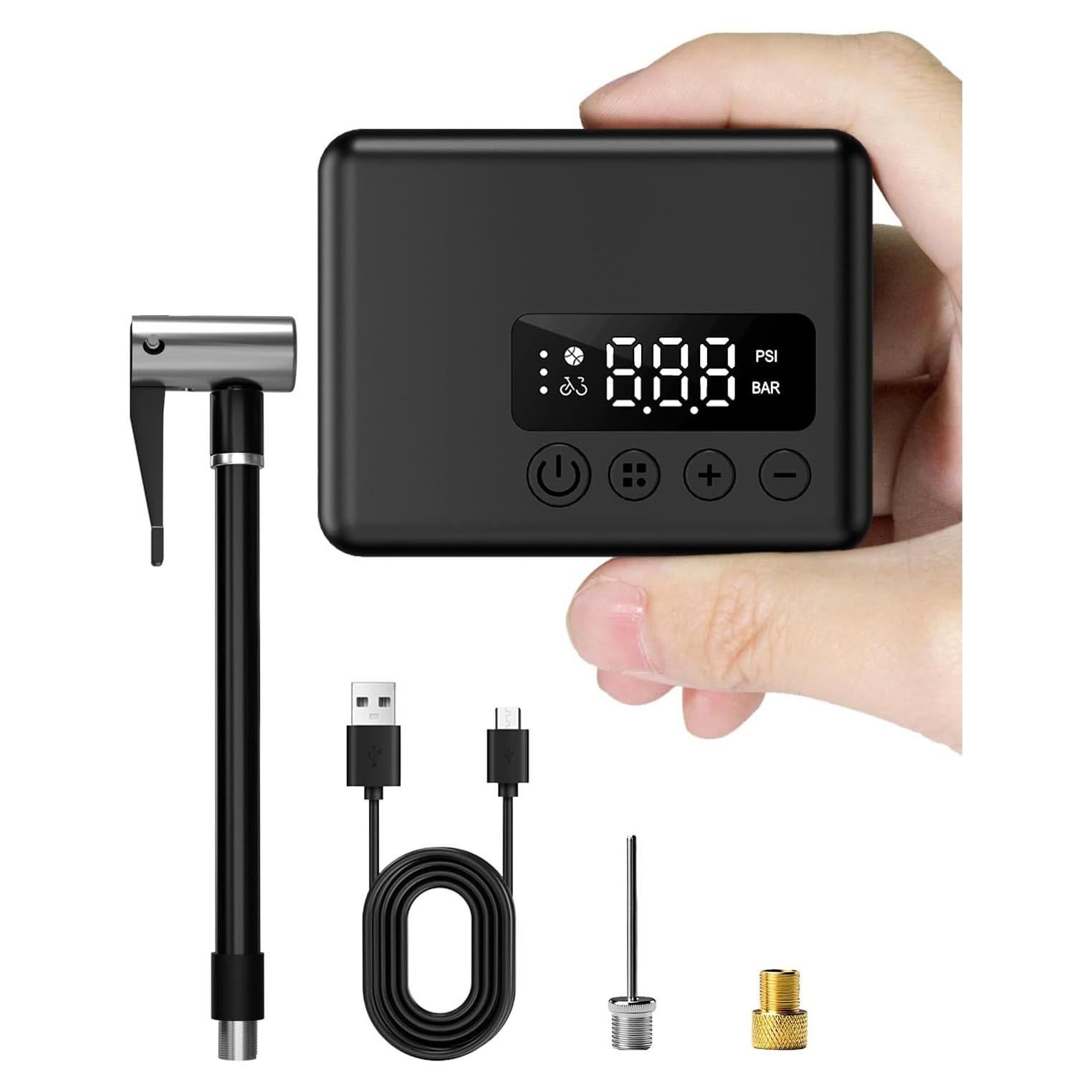 Bomba de Bicicleta Mini AIRSURE 150 PSI con Manómetro