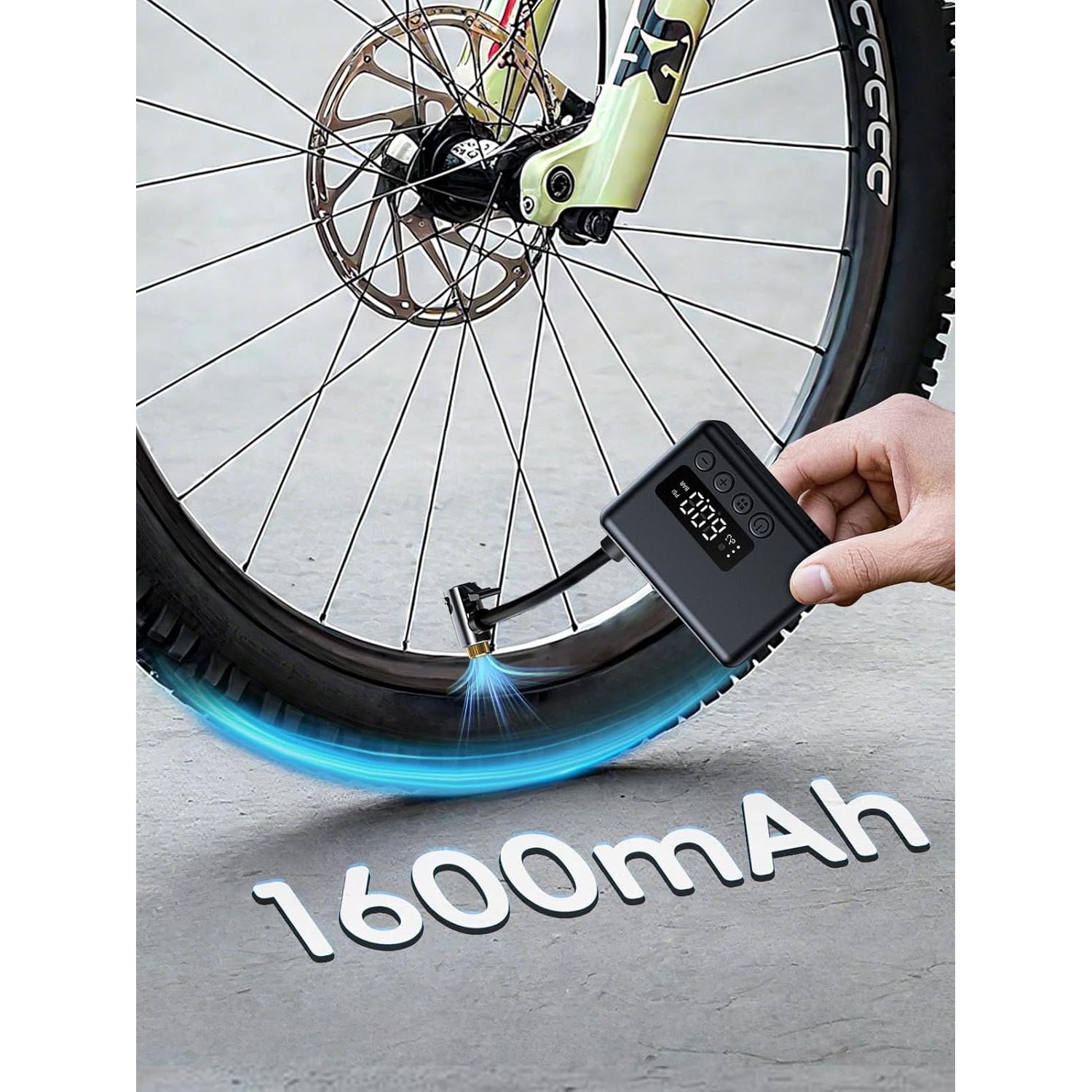Bomba de Bicicleta Mini AIRSURE 150 PSI con Manómetro