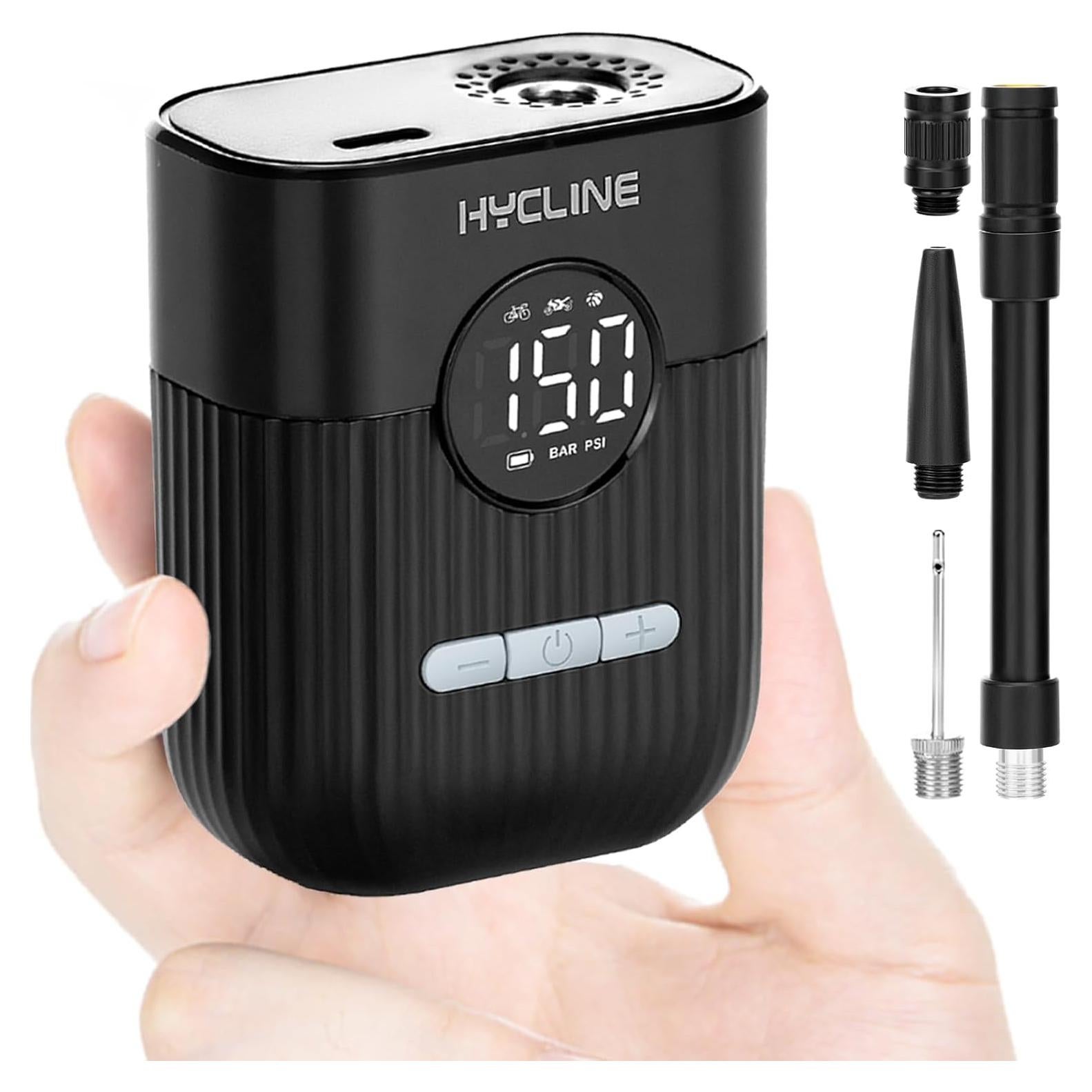 Bomba de Bicicleta Eléctrica Mini Hycline 150 PSI Portátil