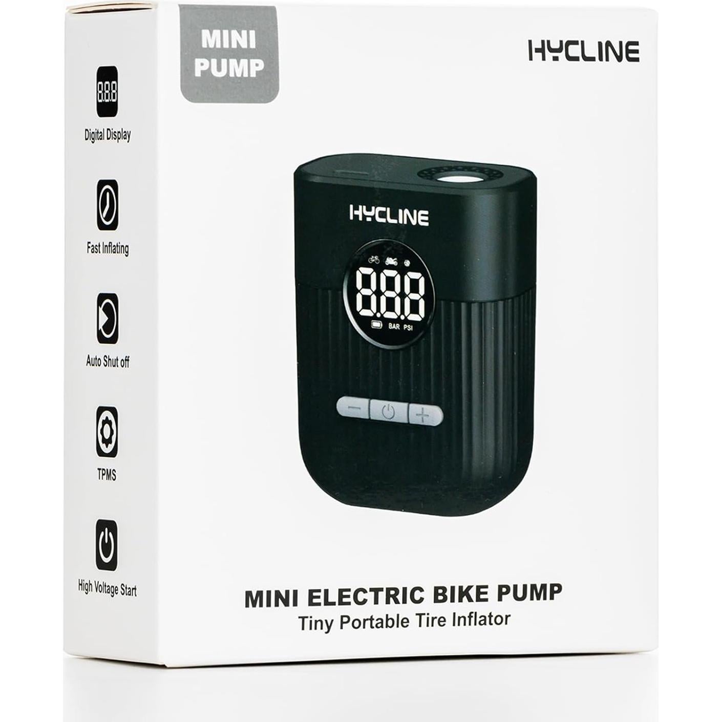 Bomba de Bicicleta Eléctrica Mini Hycline 150 PSI Portátil