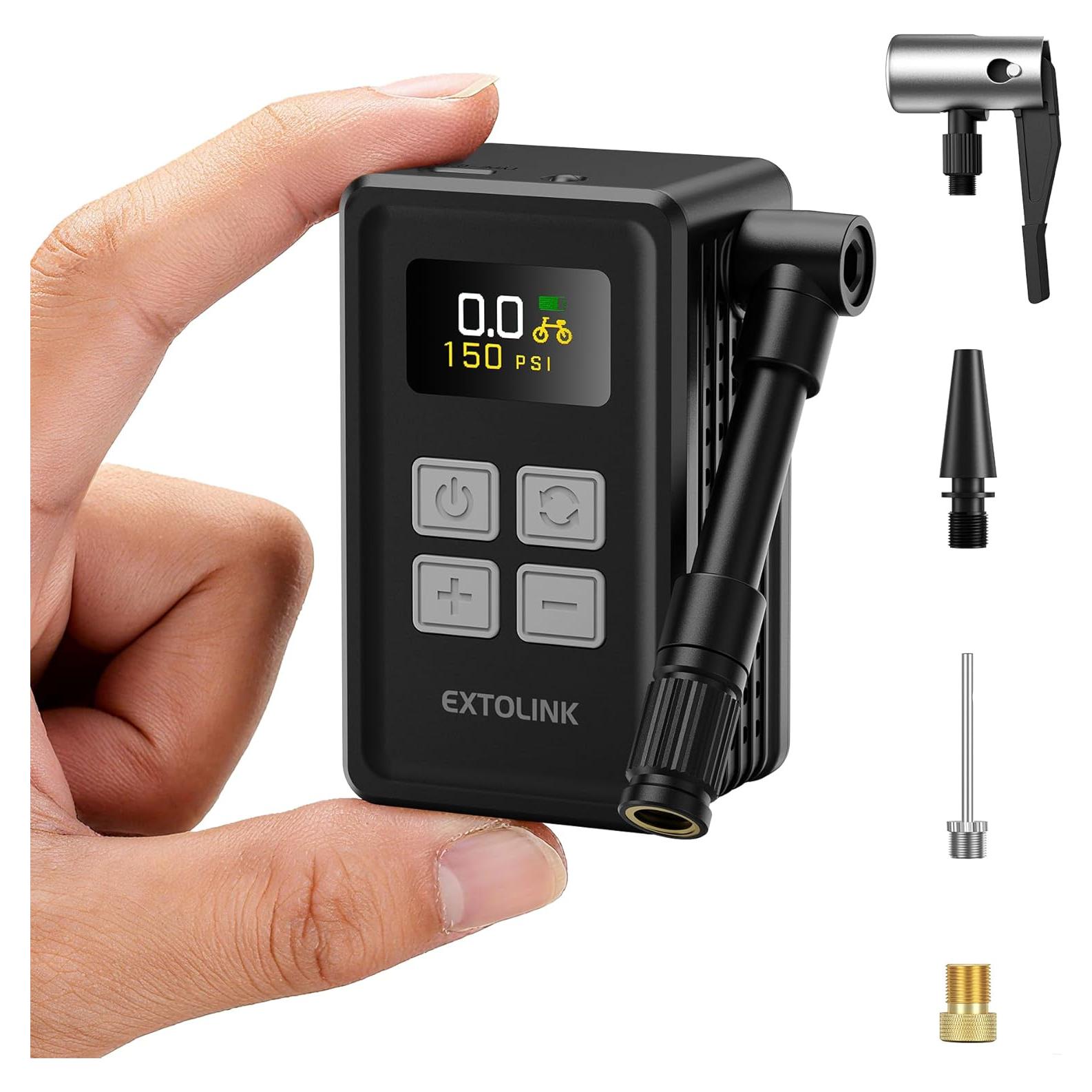 Mini Bomba Eléctrica de Neumáticos EXTOLINK WK-BL01 150 PSI