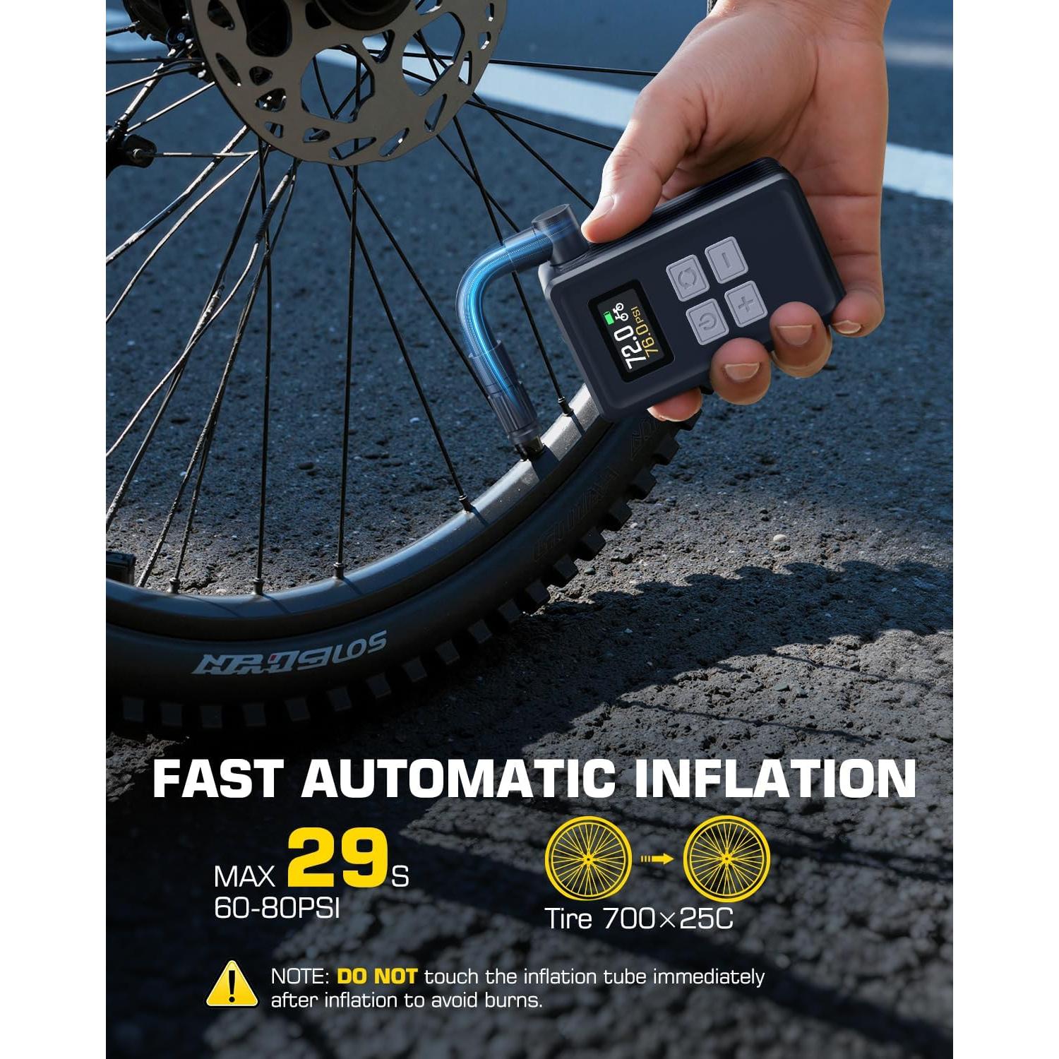 Mini Bomba de Aire Eléctrica iTwano WK-BL01 150 PSI