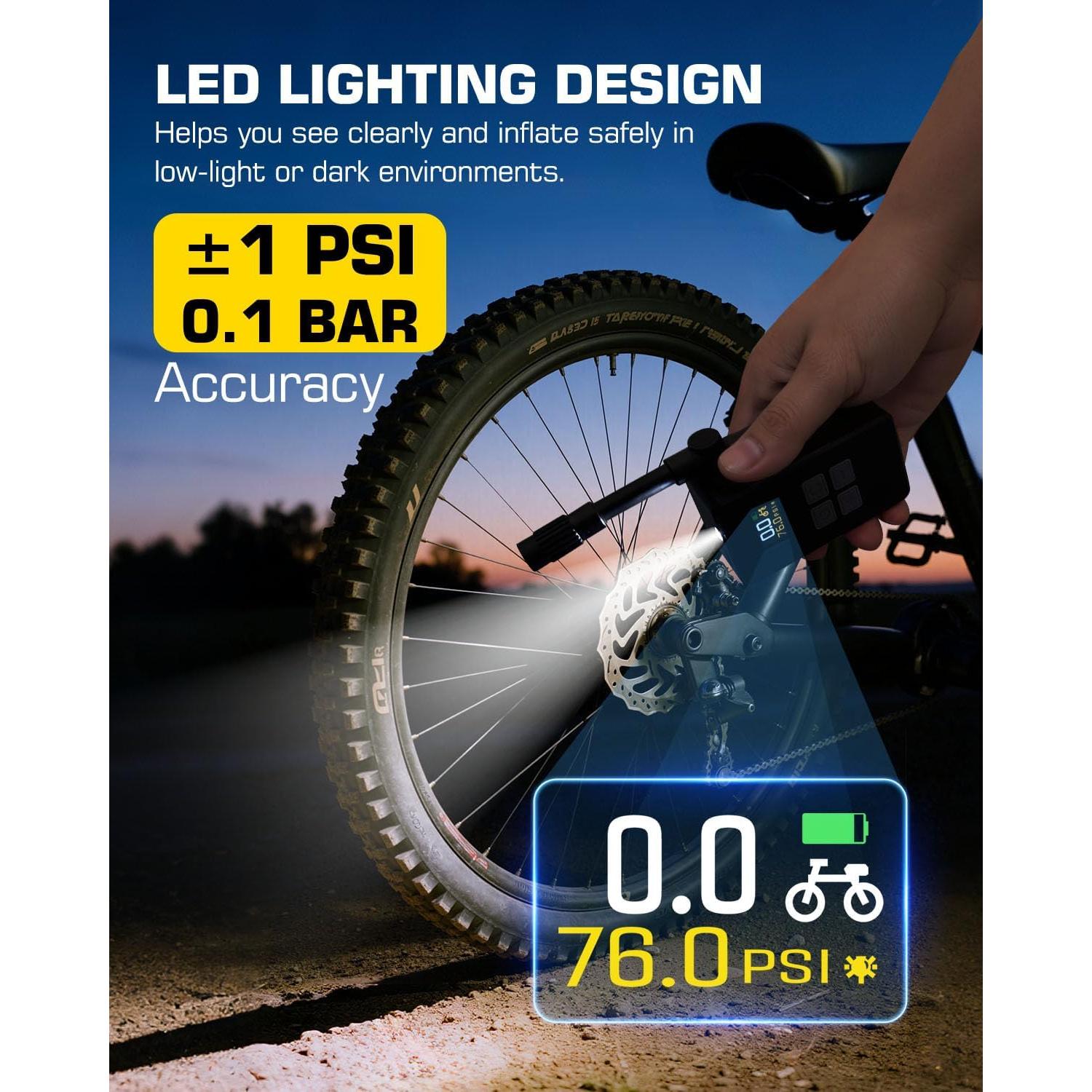 Mini Bomba de Aire Eléctrica iTwano WK-BL01 150 PSI