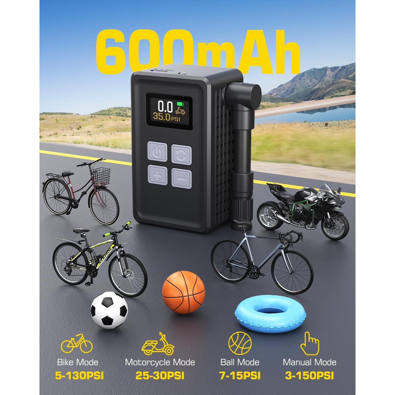 Mini Bomba de Aire Eléctrica iTwano WK-BL01 150 PSI