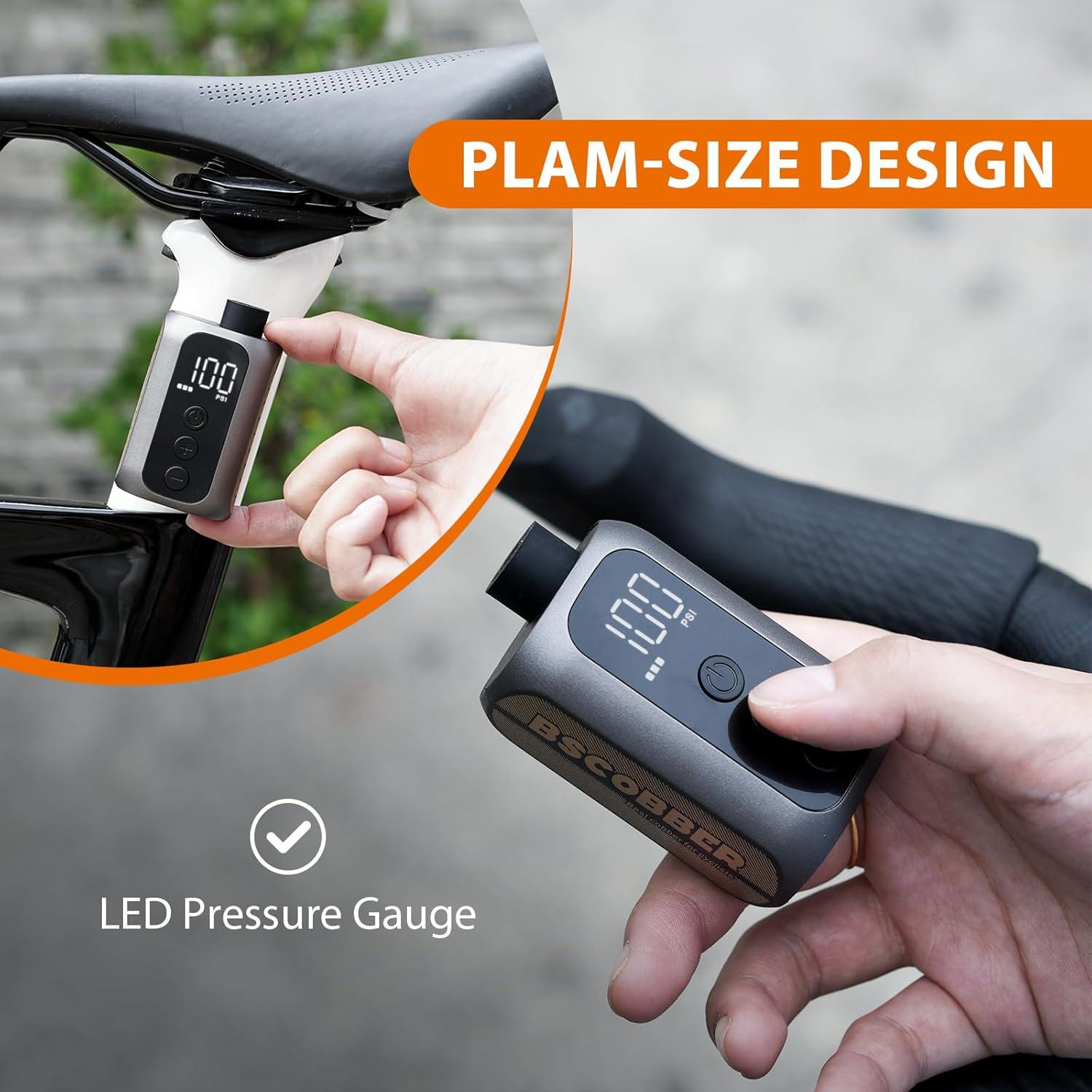 Mini Bomba de Aire Eléctrica BSCOBBER 100PSI Portátil