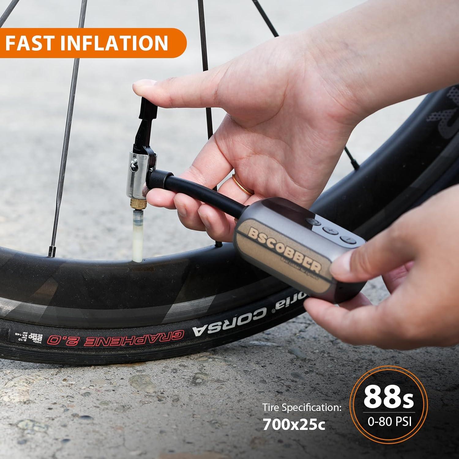 Mini Bomba de Aire Eléctrica BSCOBBER 100PSI Portátil