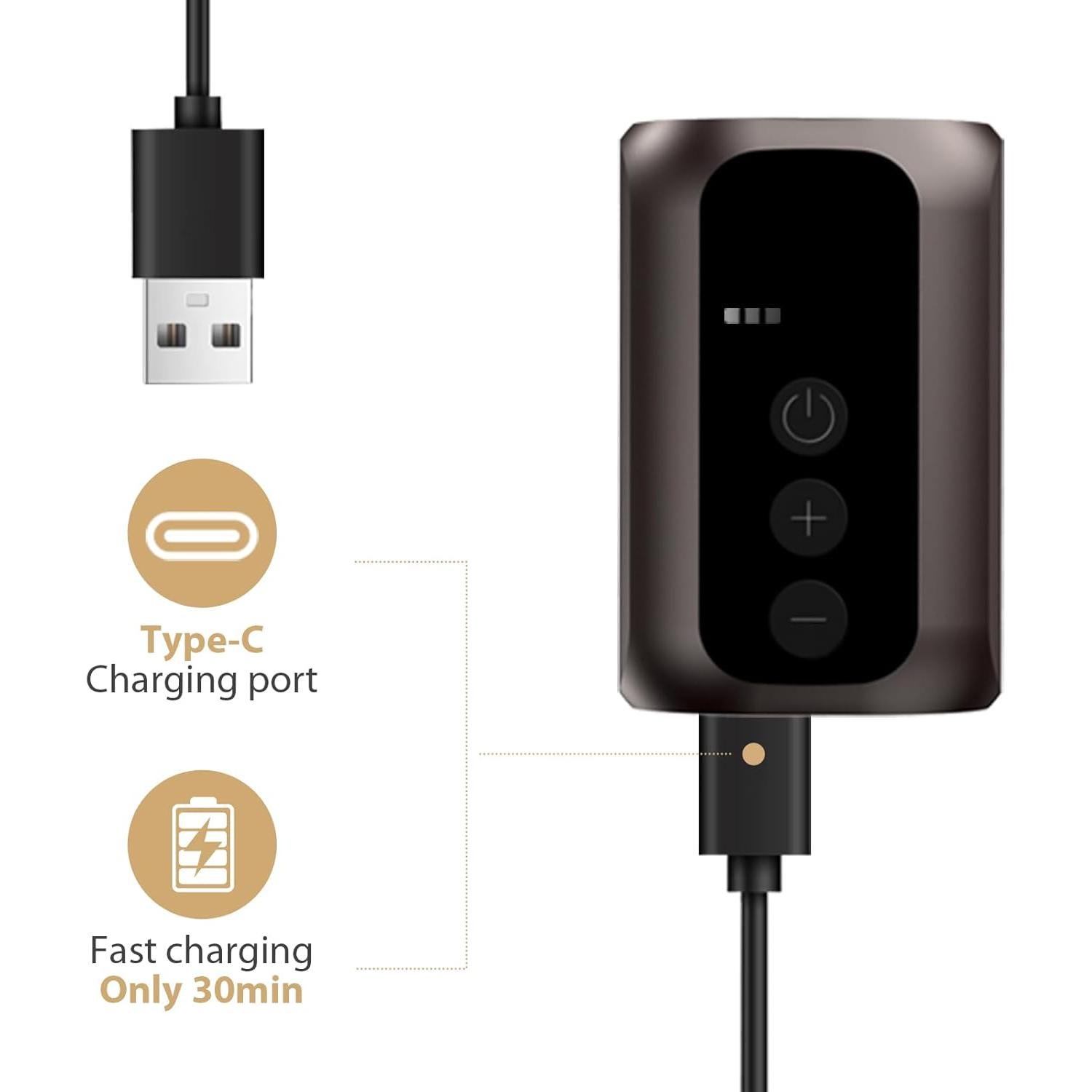 Mini Bomba de Aire Eléctrica BSCOBBER 100PSI Portátil