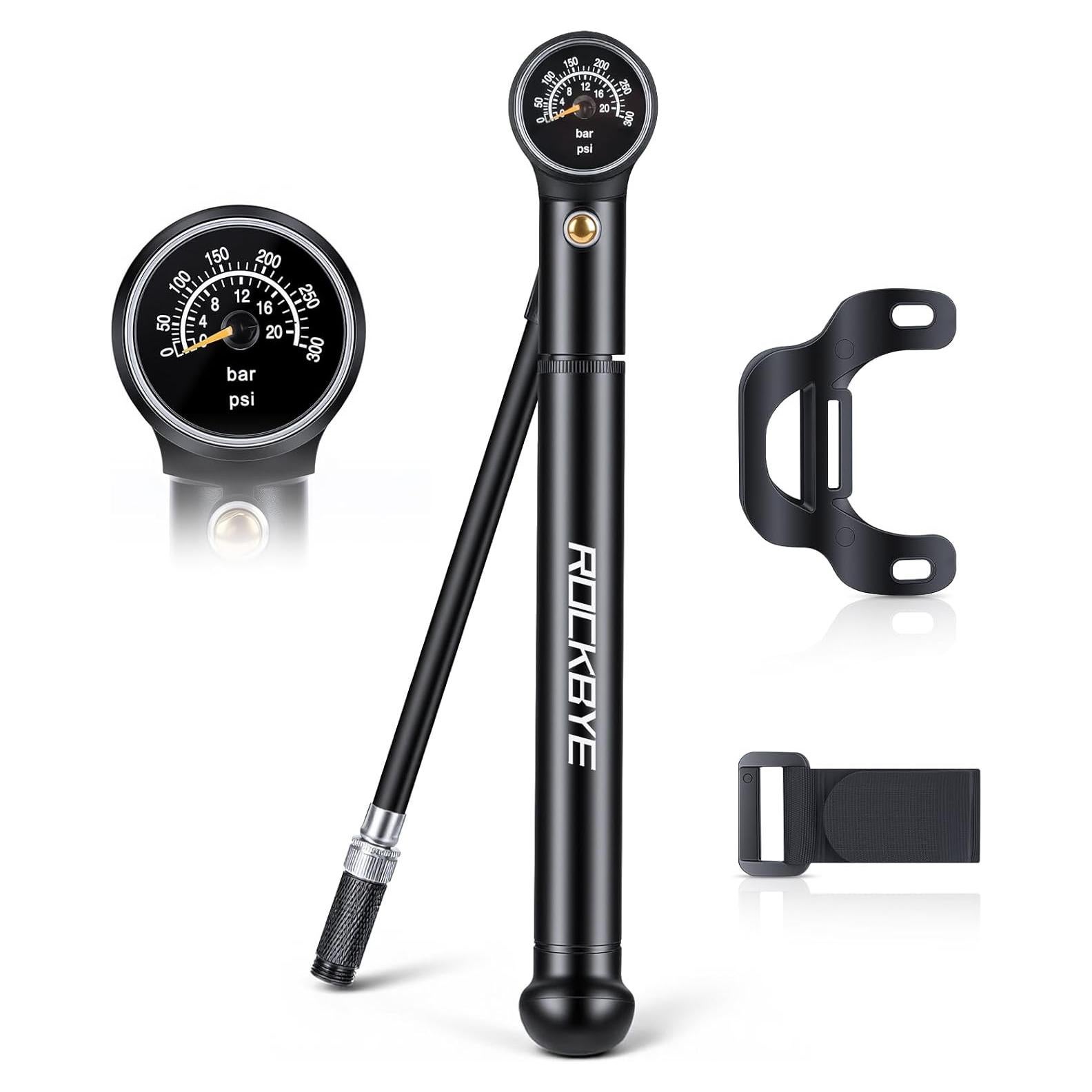 Bomba de Aire para Bicicleta POWVINE 300PSI Portátil