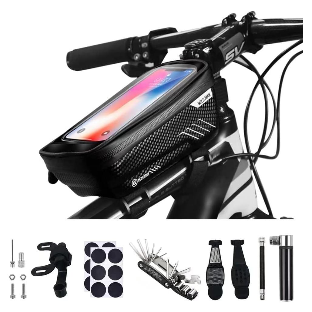 Kit de Herramientas para Bicicleta Universal 16 en 1 con Bomba