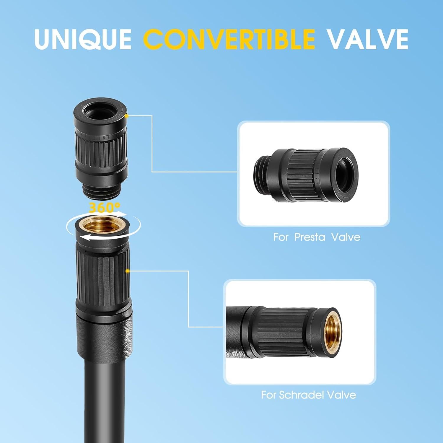 Bomba de Aire Eléctrica ACRUNU DDDQT 130PSI Portátil LED