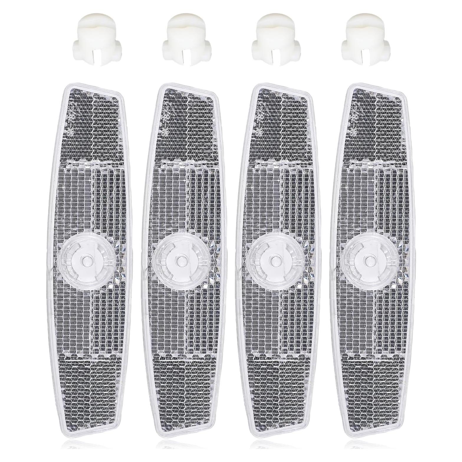 4 Reflectores de Radios de Bicicleta Qulkws - Seguridad Nocturna