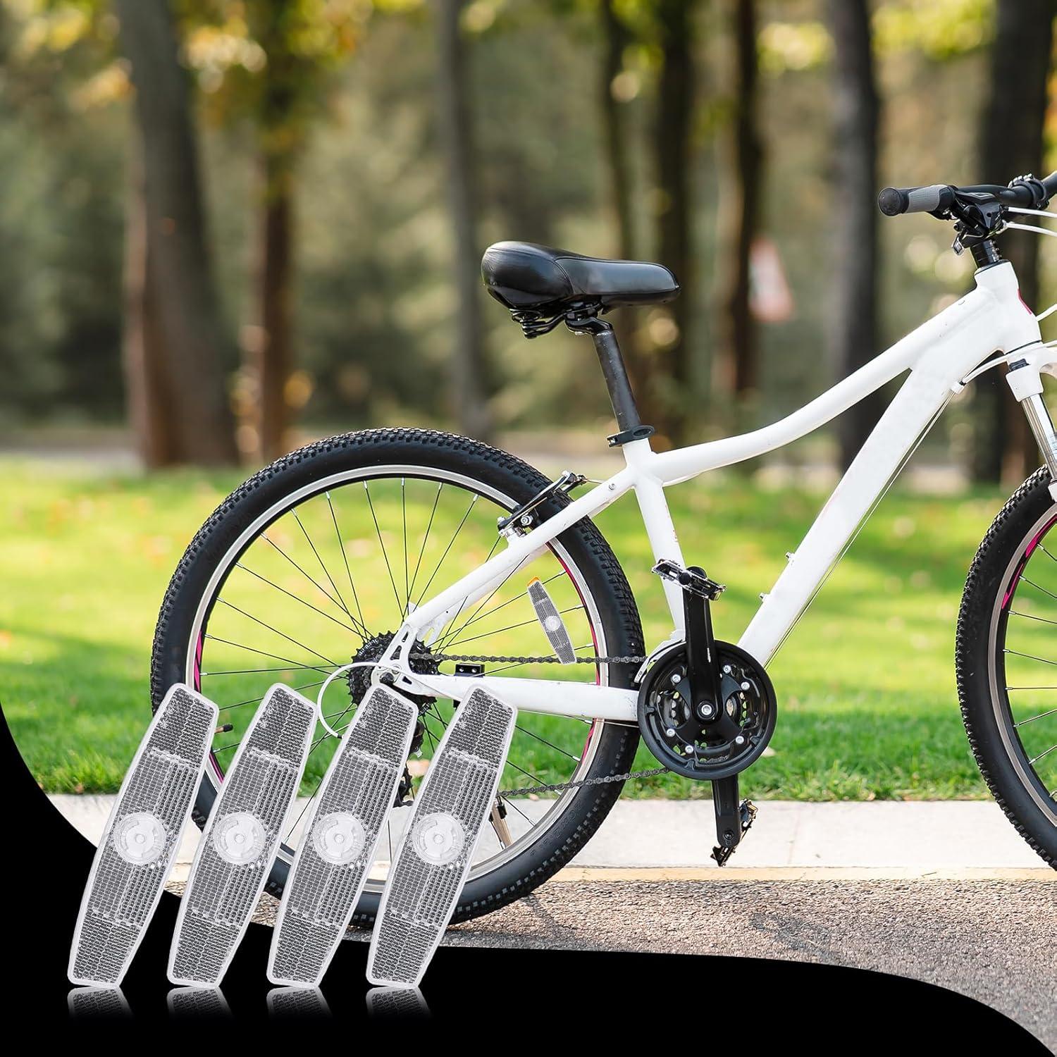 4 Reflectores de Radios de Bicicleta Qulkws - Seguridad Nocturna