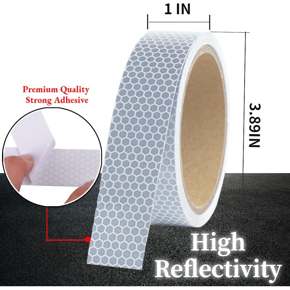 Cinta Reflectante Upstair 2.54cm x 4.57m para Seguridad Vial