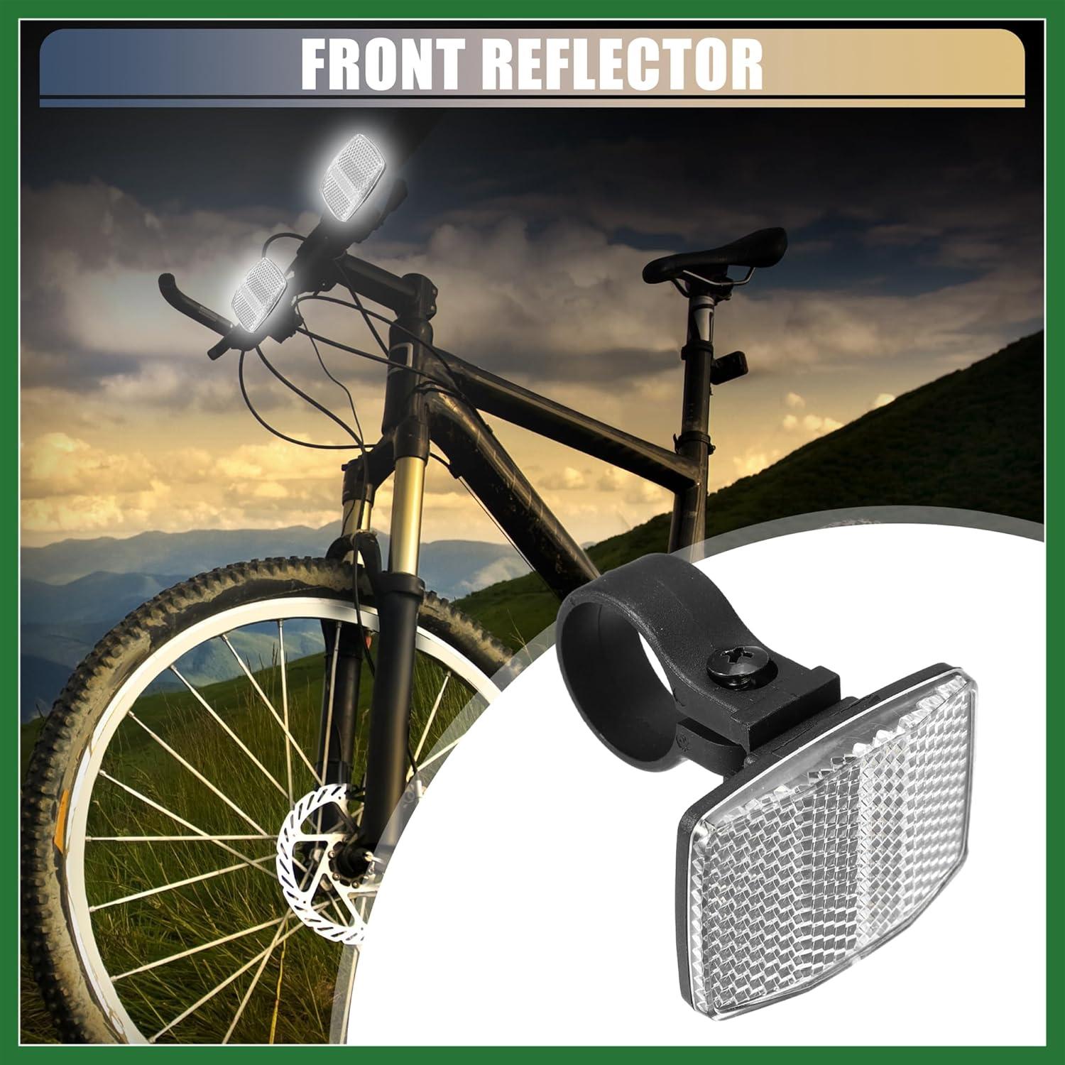 Reflectores de Bicicleta Motoforti 5.4x4cm Plástico Blanco