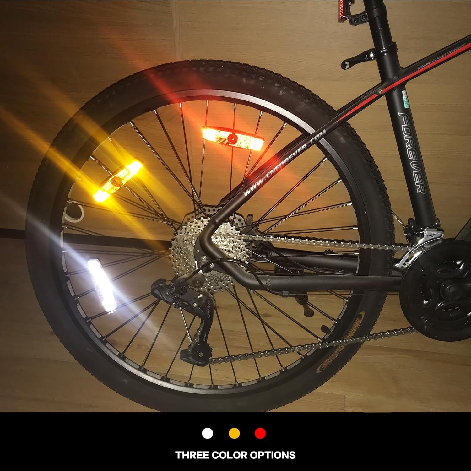 Reflectores de Rueda de Bicicleta MFC PRO Ámbar 2 Pcs