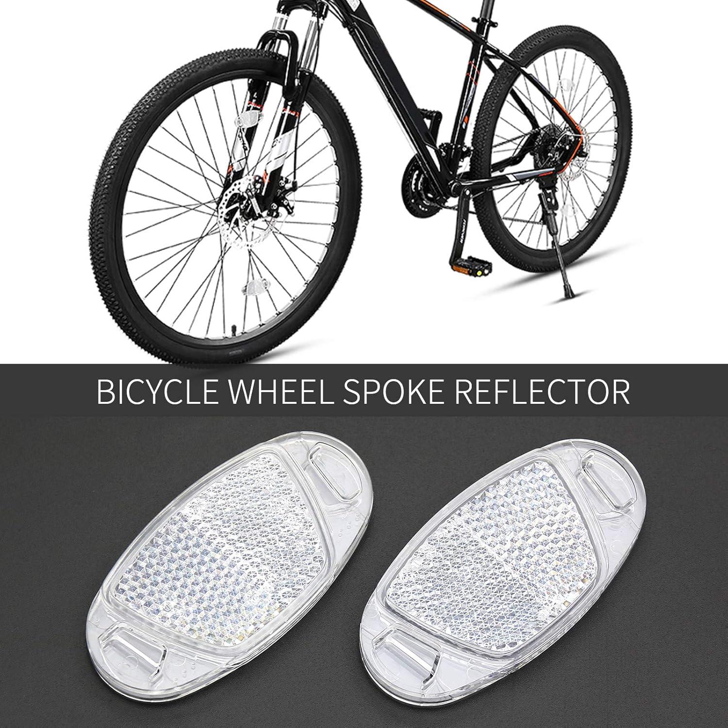 Reflectores de Rueda de Bicicleta MFC PRO 2 Piezas Blanco