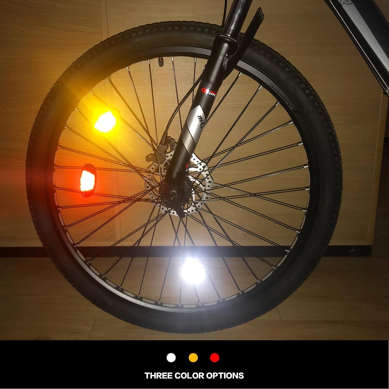 Reflectores de Rueda de Bicicleta MFC PRO 2 Piezas Blanco