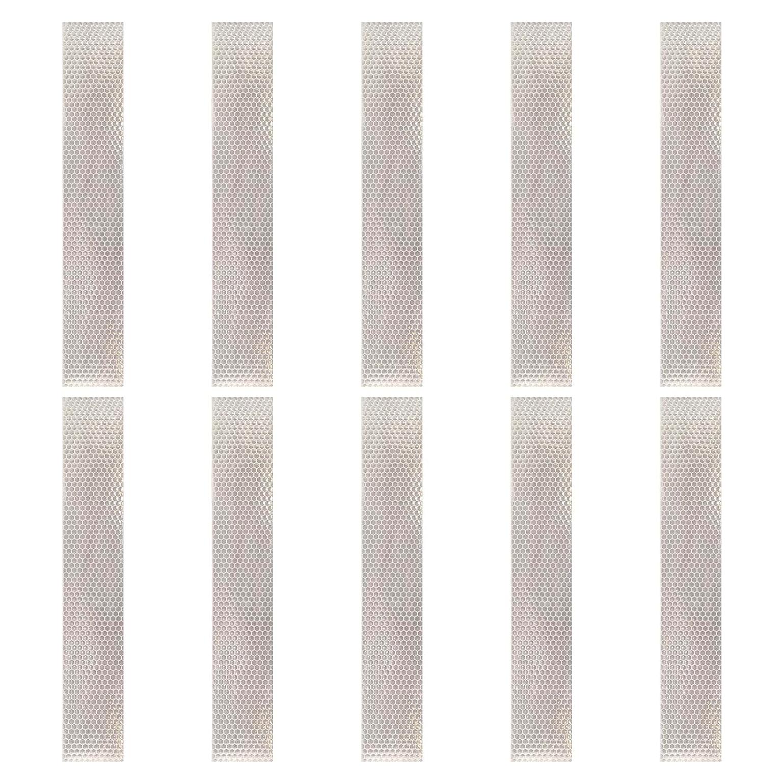 Cinta Reflectante Flexible 5 cm x 30 cm - 10 Pcs Dodgelav