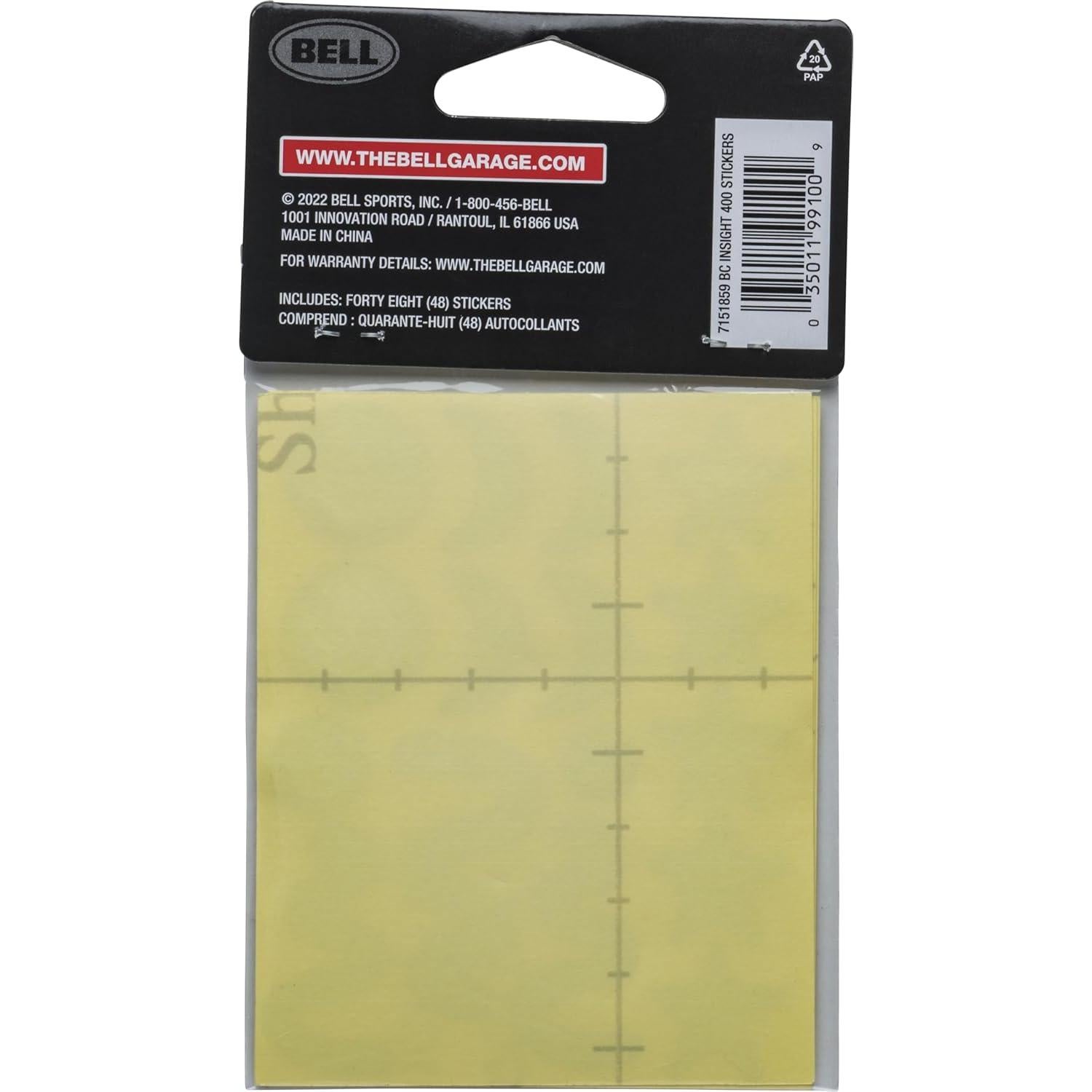 Pegatinas Reflectantes Bell Insight 400 - 48 Piezas para Bicicletas