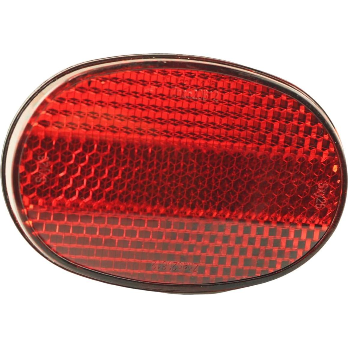 Reflector de Guardabarros PZRT Rojo 60x42mm para Bicicleta