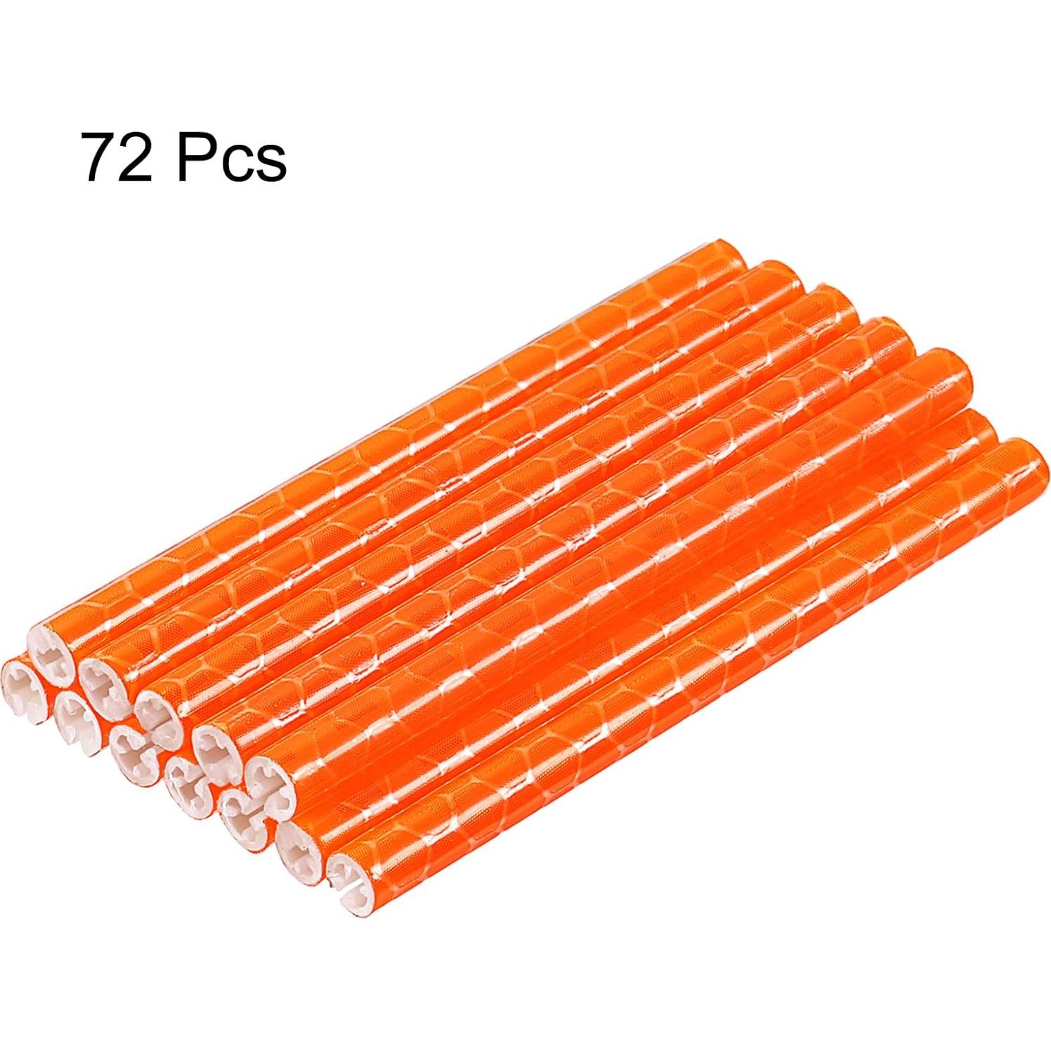 Cubiertas Reflectantes para Radios de Bicicleta HARFINGTON 72pcs Naranja