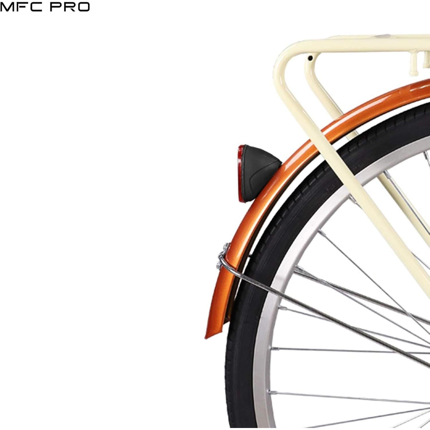 Guardabarros Trasero BSK Rojo con Reflectores de Seguridad