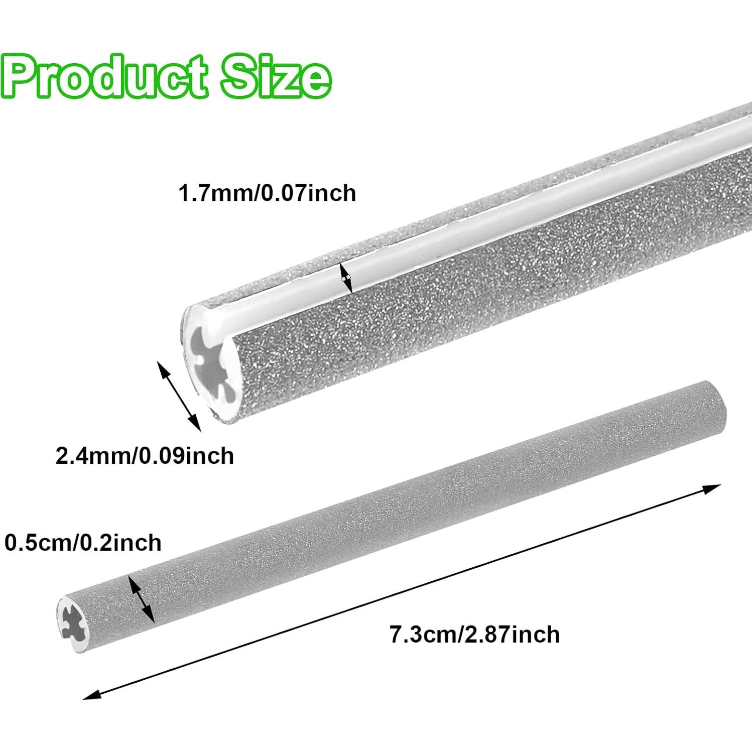 36 Cubiertas Reflectantes para Radios de Bicicleta Abeillo Plateadas