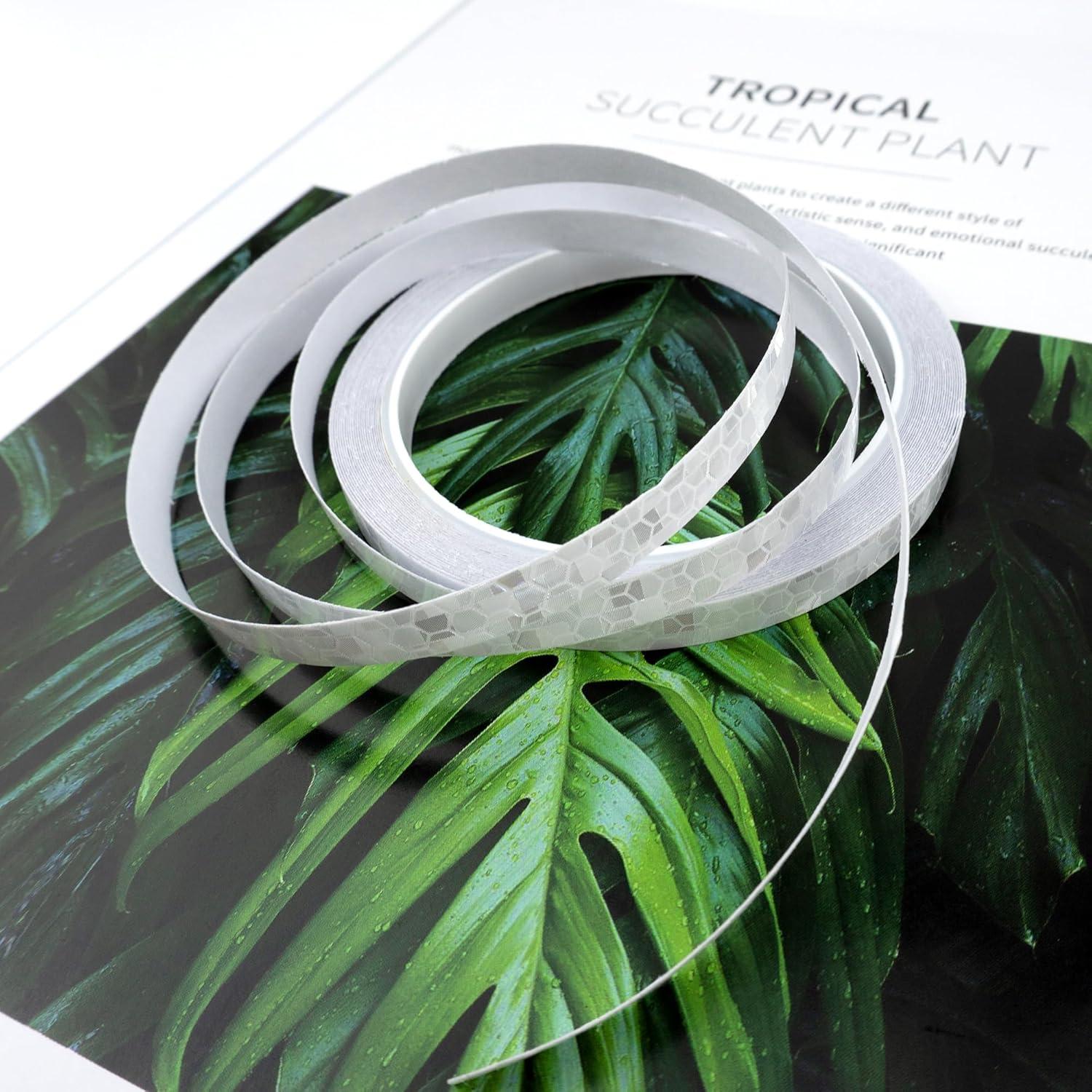 Cinta Reflectante Quacc 10 mm x 8 m Adhesiva Impermeable Blanca