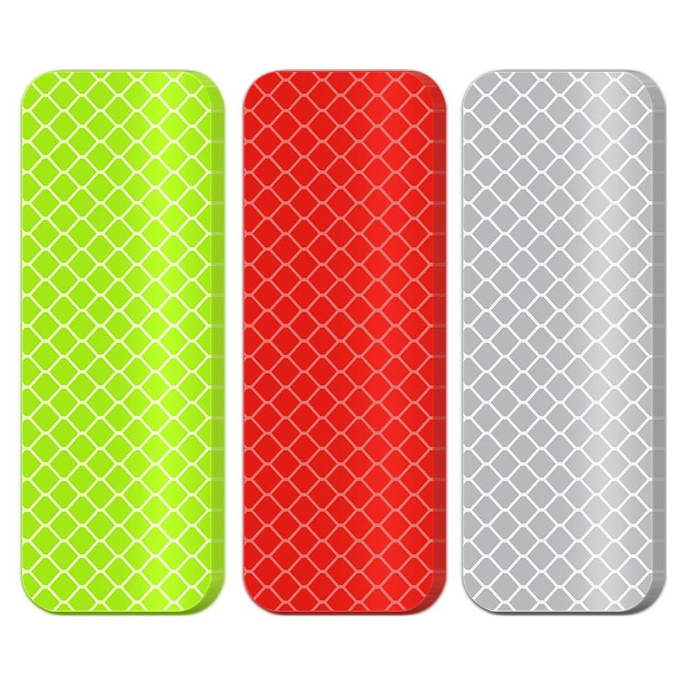 Pegatinas Reflectantes Gozantine 30 Pcs 8x3 cm Alta Visibilidad