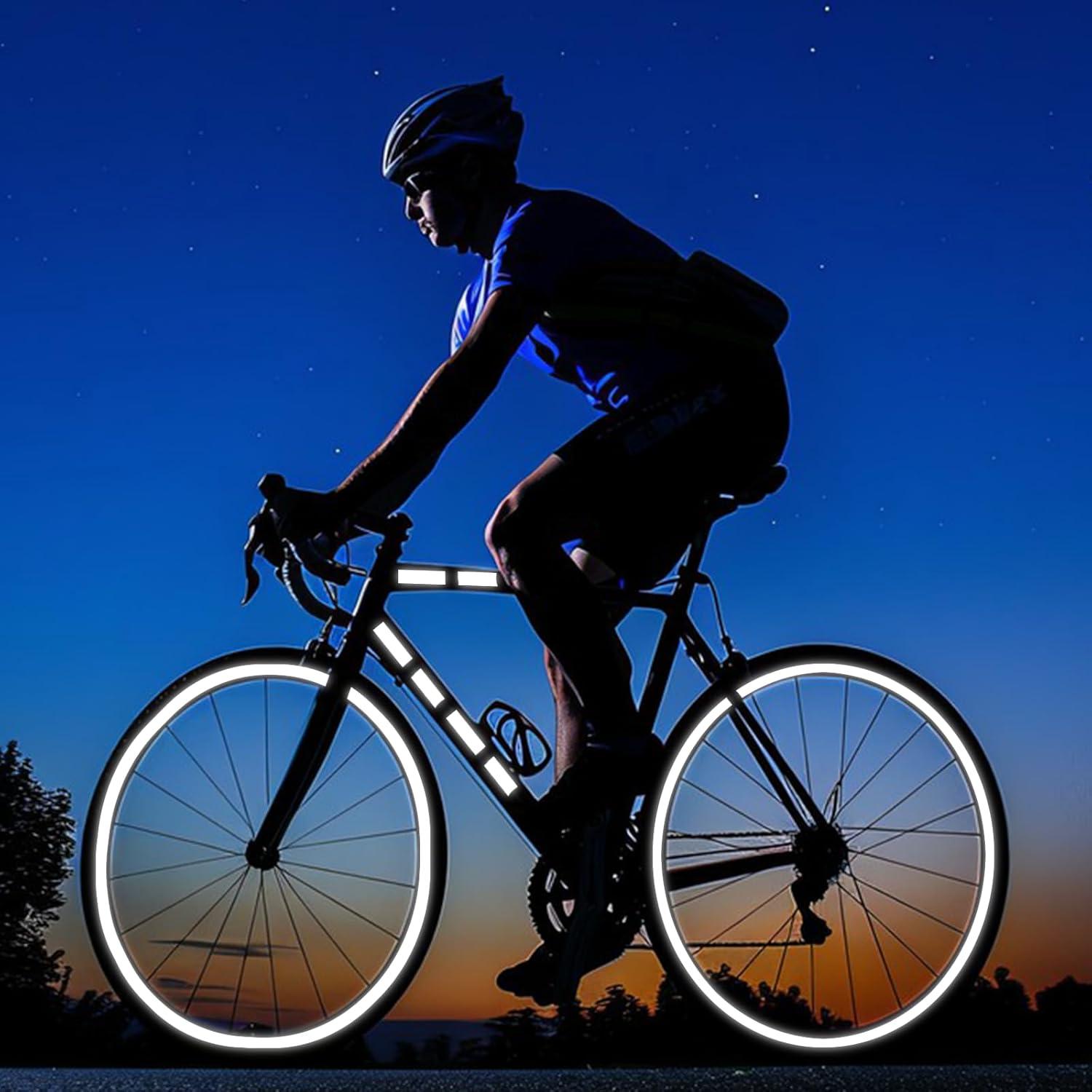 Cinta Reflectante Neón KALIONE 1cm x 8m Impermeable Alta Visibilidad