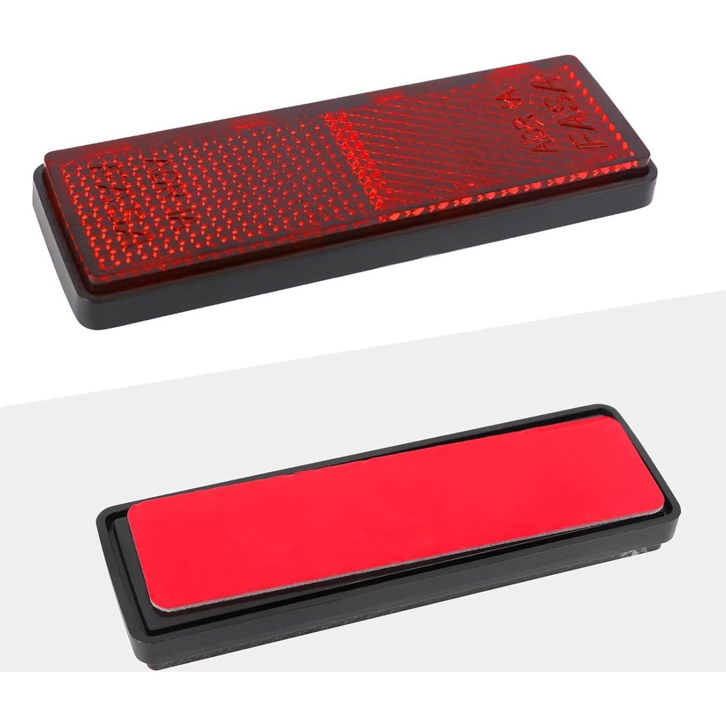 Paquete de 10 Reflectores de Seguridad Rojos FajerminArt