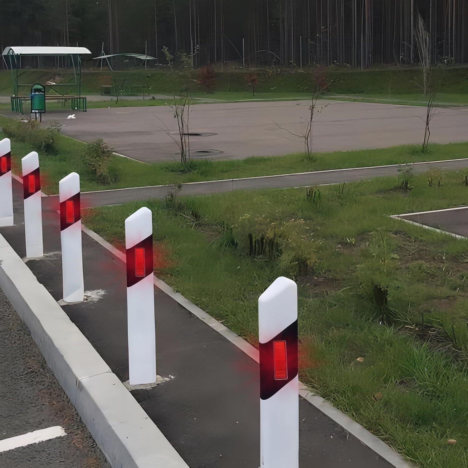 Paquete de 10 Reflectores de Seguridad Rojos FajerminArt