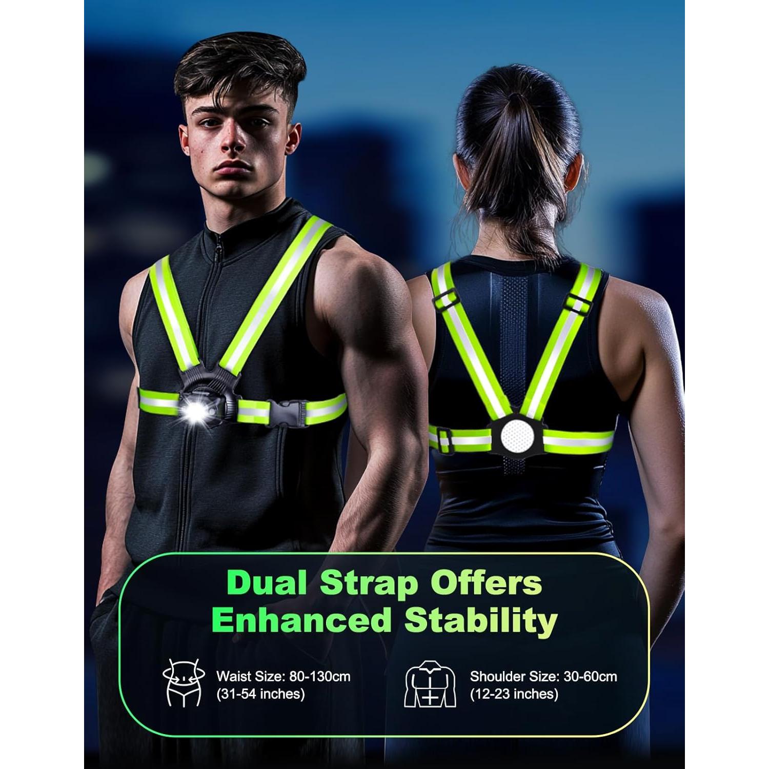 Luz Frontal ISEYOU 500 Lúmenes Recargable IPX4 Ajustable