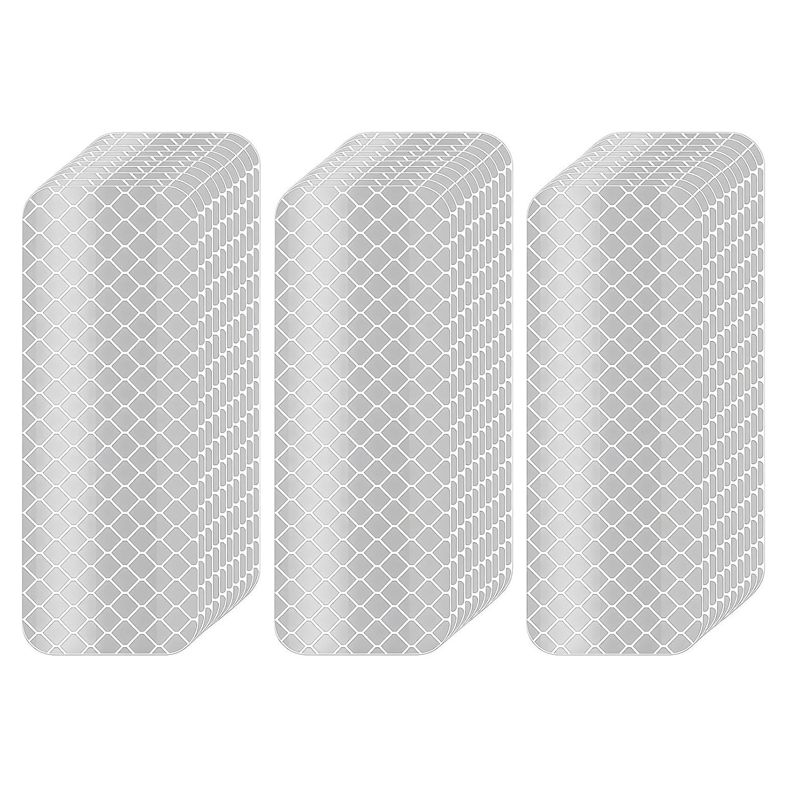 Cinta Reflectante de Seguridad XIAXIANOVA 30 PCS Blanca 3x8 cm